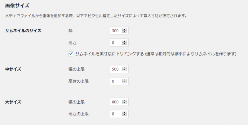 Cocoonおすすめのメディアサイズ